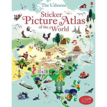 Atlas de Stickers del Mundo por Sam Baer