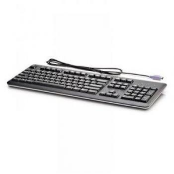 HP - Teclado (PS/2, PC/server, Estándar, 164.3 x 460.3 x 24.4 mm, 900 g, PS/2) Negro