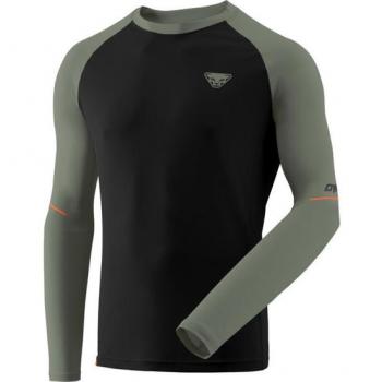 Dynafit Camiseta De Manga Larga Alpine Pro Negra Verde Bosque - S