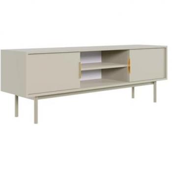 Mueble de TV Beige DABRIANA con 2 Puertas y 2 Estantes