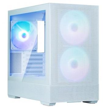 Zalman P30 AIR White Micro ATX Mini Tower Case with 3x140mm ARGB Fans and Tempered Glass Side Panel