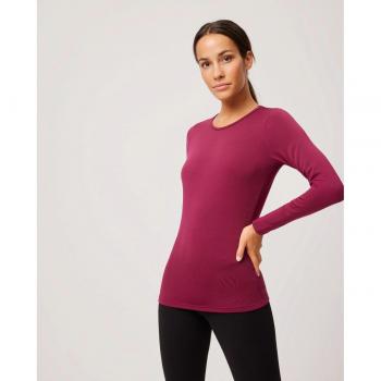 Camiseta térmica de mujer Ysabel Mora de manga larga y cuello redondo, ideal para mantenerte abrigada en invierno.