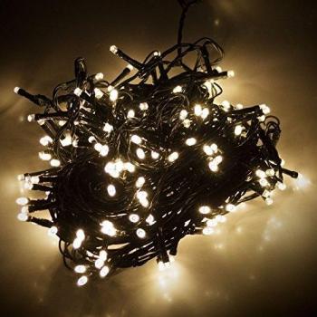Markenlos 71191 Guirnalda Fija 180 Leds Luz Calida, Multicolor, 1650 cm