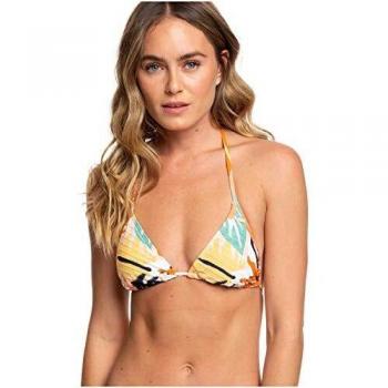 Roxy Swim The Sea - Top De Bikini Tiki Triangular para Mujer Conjunto De Bikini Tiki Tri, Mujer, Bright White Tropic Call S, XS