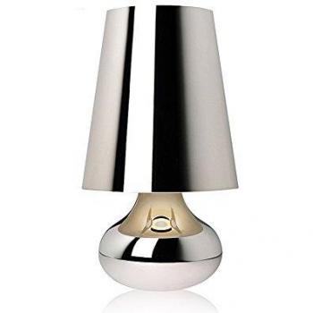 Lámpara de Mesa LED Kartell Cindy, Platino Metalizado