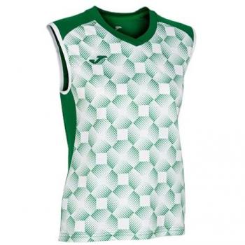 Camiseta sin mangas Joma Supernova III mujer verde blanco