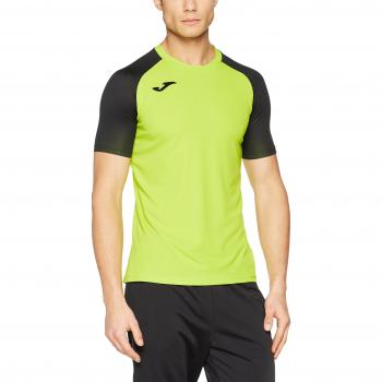 Joma Emotion Camiseta de Juego Manga Corta, Hombre, Negro, 2XL