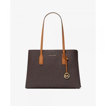 Bolso de hombro Ruthie tote con estampado de logotipos