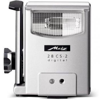 Metz MB 28 CS-2 - Flash externo digital, color plateado