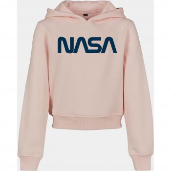 Mister Tee Kids NASA Cropped Hoodie - Pink Children's Sweatshirt