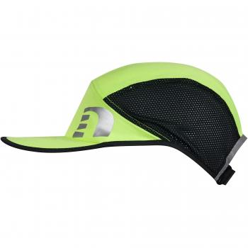 Newline Visio Running Cap - Gorra, color amarillo neón, talla L