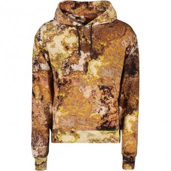 Desert Chemical Lightweight Multicolor Hoodie for Men - Beige/Multi Size M