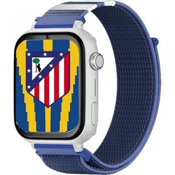 Reloj Inteligente SaveWatch Plus Atlético de Madrid 4G para Niños - Pantalla Táctil 4,7 cm, Llamada y Vídeo, Face ID, UltraSlim, Bluetooth, Correa Personalizable