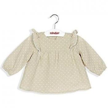 CND BARCELONA Plumeti, Blusa para Bebés, 304 Lino, 18M