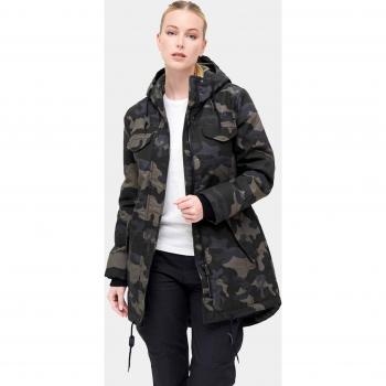 Brandit Ladies Dark Camo Marsh Lake Parka - Size L