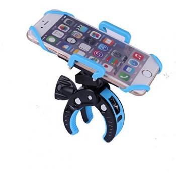 TLBBA Fahrrad-Telefon-Halter Verstellbare Breite Mountainbike-Telefon-Einfassung / Halter mit 360-Grad-Drehung für iPhone 6S Plus-5S 5C, Samsung Galaxy S7 S6 Kante Hinweis 5, LG G5, HTC10 und andere