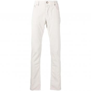 Jacob Cohen Men's Bard Denim Jeans in White | Size 38 | UQE0436S3653A81