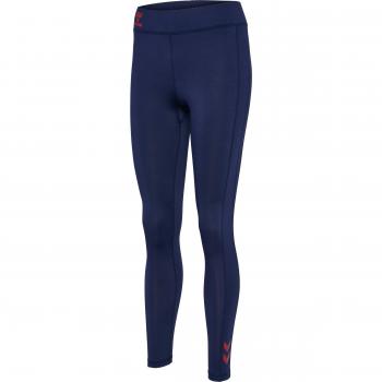 Hummel Women's High Waist Full Leggings Q4 Marine S