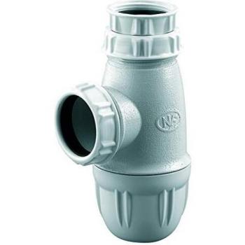 Sifón NF para lavabo Ø40mm con salida horizontal regulable y conexión segura - Noyon & Thiebault