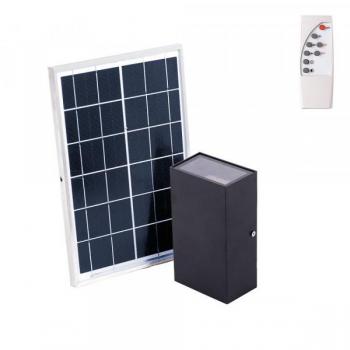 Aplique LED Solar-Control Remoto- Dimable- Panel: 6V 15W Batería: 3,2V 2000MaH