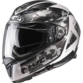 Casco integral HJC F70 Katra MC10SF - Gris Blanco - Talla XXL