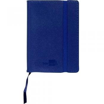 Liderpapel LD09 Libreta Simil Piel A6 120 Hojas 70 g/m² Índice Azul