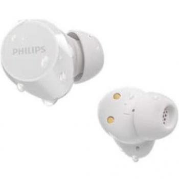 Auriculares In-Ear Philips TAT1209WT/00 True Wireless Stereo (TWS) Bluetooth con Estuche de Carga - Blanco