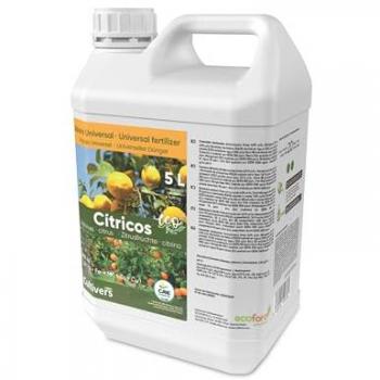 Fertilizante Ecológico para Cítricos 5L - Abono Líquido Natural que Aumenta el Tamaño de los Frutos y Mejora la Verdor de las Hojas