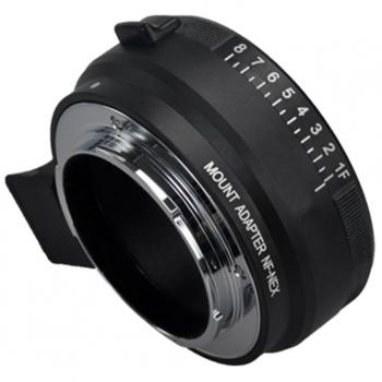 Fotima FT-NF-NEX - Adaptador electrónico de Montura, Color Negro