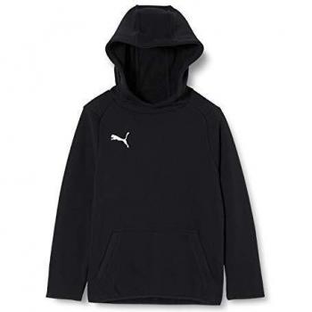 Puma Liga Casuals Hoody Jr Sweatshirt, Unisex niños, Negro