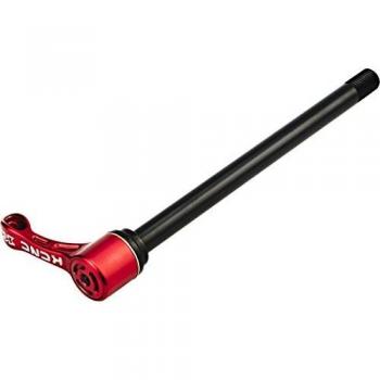 KCNC Quick & Easy - Cierres Rápidos & Ejes pasante - 12mm/142mm para eje transversal trasero Shimano rojo 2017