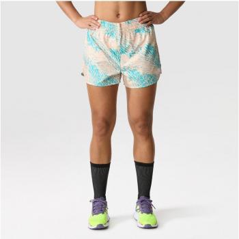 Short de trail running de mujer Limitless Run The North Face, color rosa y azul, talla L