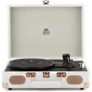 GPO Retro Soho Copper Colour, Blanco - Tocadiscos