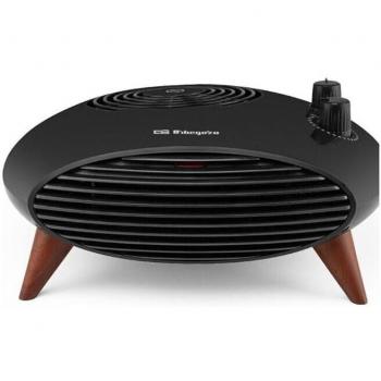 Calefactor Eléctrico SUINGA de Diseño Puro, Selector 3 Posiciones, Ventilador Aire Frío, Potencia 1000W-2000W, Calor Rápido y Eficiente