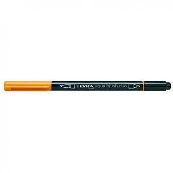 Rotulador Doble Punta Aqua Brush Duo - Amarillo de Cadmio Oscuro 2/4 mm - Lyra