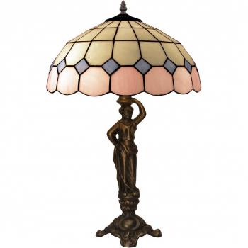 Lámpara de mesa Viro Pink Marrón Zinc 60 W 30 x 50 x 30 cm
