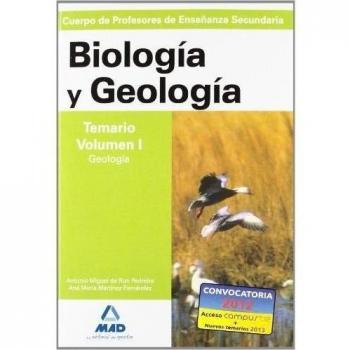 Cuerpo de profesores de enseñanza secundaria. Biología y geología. Temario. Volumen i. Geología