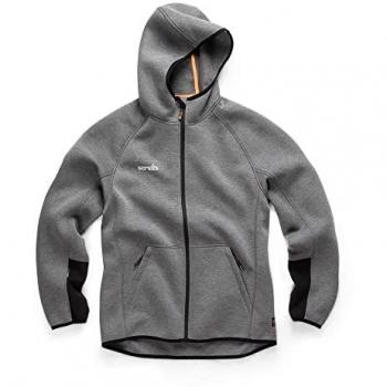 Sudadera con capucha Trade Air-Layer Scruffs T55116, color carbón, talla S