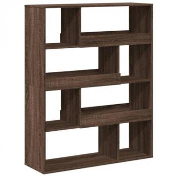Separador de ambientes madera marrón roble 100x33x125,5 cm