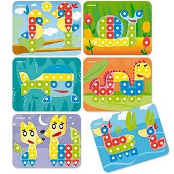 Miniland- Superpegs: Pack de 6 Modelos