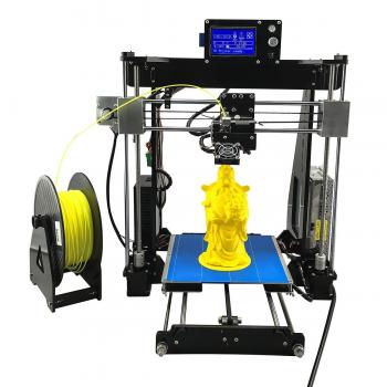 UNICUBIC U1 impresora 3D de alta precisión, Prusa i3 DIY Unassembled kit de impresora 3D, tamaño de impresión 210 * 210 * 225mm, libre 0,25 kilogramos Filamento libre, 12 meses de garantía