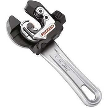 RIDGID 32573 Model 118 2-in-1 Close Quarters AUTOFEED Cutter with Ratchet Handle, 1/4-inch to 1-1/8-inch Tubing Cutter