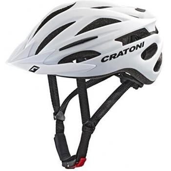 Cratoni Pacer+ Casco de Bicicleta, Unisex Adulto, Blanco