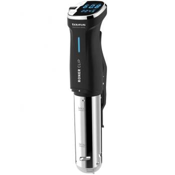 Taurus Roner clip - Termostato digital de cocción a baja temperatura. Cocción al vacío sous-vide. Aparato de cocina de precisión. Circulador de inmersión. 800W. Cocción hasta 99h
