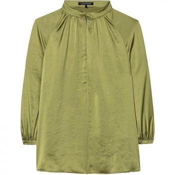 Luisa Cerano Green Long Sleeve Blouse for Women, Size XS
