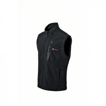 Bosch Professional GHV 12+18V XA Chaleco calefactable a batería Softshell negra talla XL batería 12V x 2.0 Ah