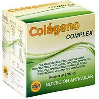 Robis Super Colágeno Hidrolizado con Magnesio. Articulaciones y Huesos Fuertes, Piel Tersa- Glucosamina, Ácido hialurónico, Silicio, MSM y Vitaminas..