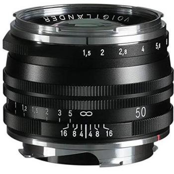 Objetivo Voigtländer Nokton II 50mm f/1.5 Asférico M.C. para Leica M - Negro