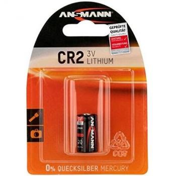 ANSMANN CR2 3V Lithium Battery [Pack of 1] CR15H270/DLCR2/EL1CR2 Ideal For Digital Cameras, Flashlights, Microphones, Smoke Detectors, Remote Controls, Keyless Locks and Many More