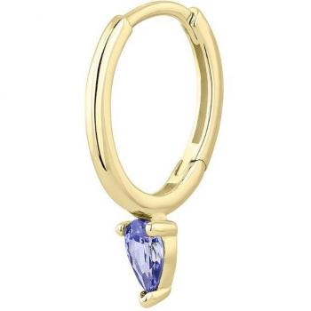 Ear Candy - Piercing aro Jepri de plata bañada en oro amarillo 18k